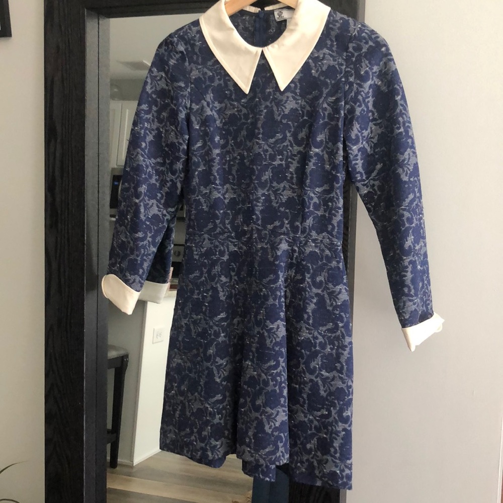 In God we Trust long sleeve mini dress